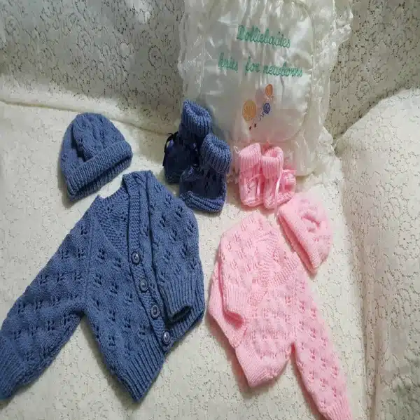 Larger Lacy Baby Cardigan Knitting Pattern