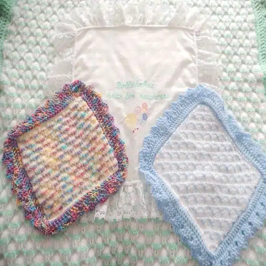 Memorial, baby or adult size blanket knitting pattern