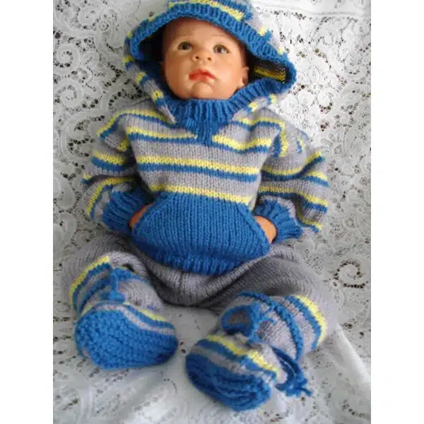 Unisex Tracksuit Knitting Pattern 014 - Image 2