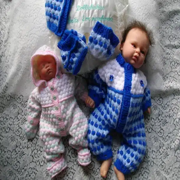 Reborn Doll Snow Suit Knitting Pattern