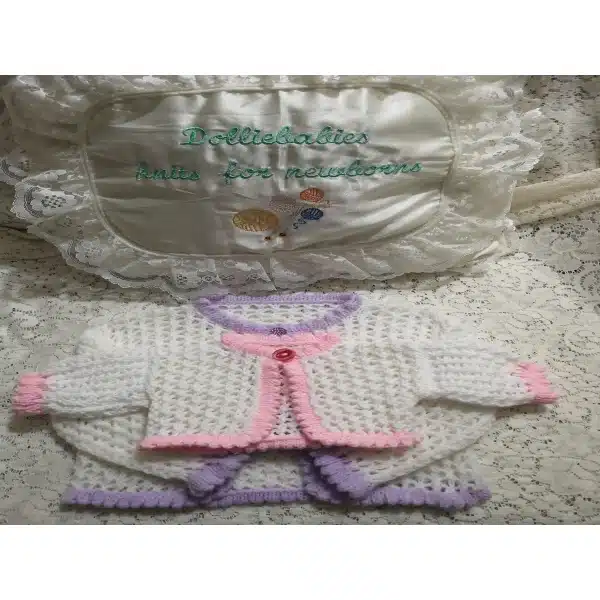 Knitting Book 3 - Girls Layette Set - Image 6